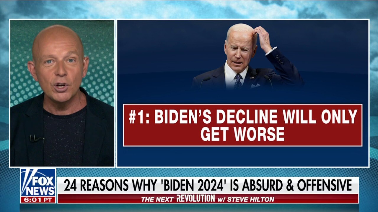 Steve Hilton: The idea of a second Biden term is 'absurd and offensive' given his record in office
