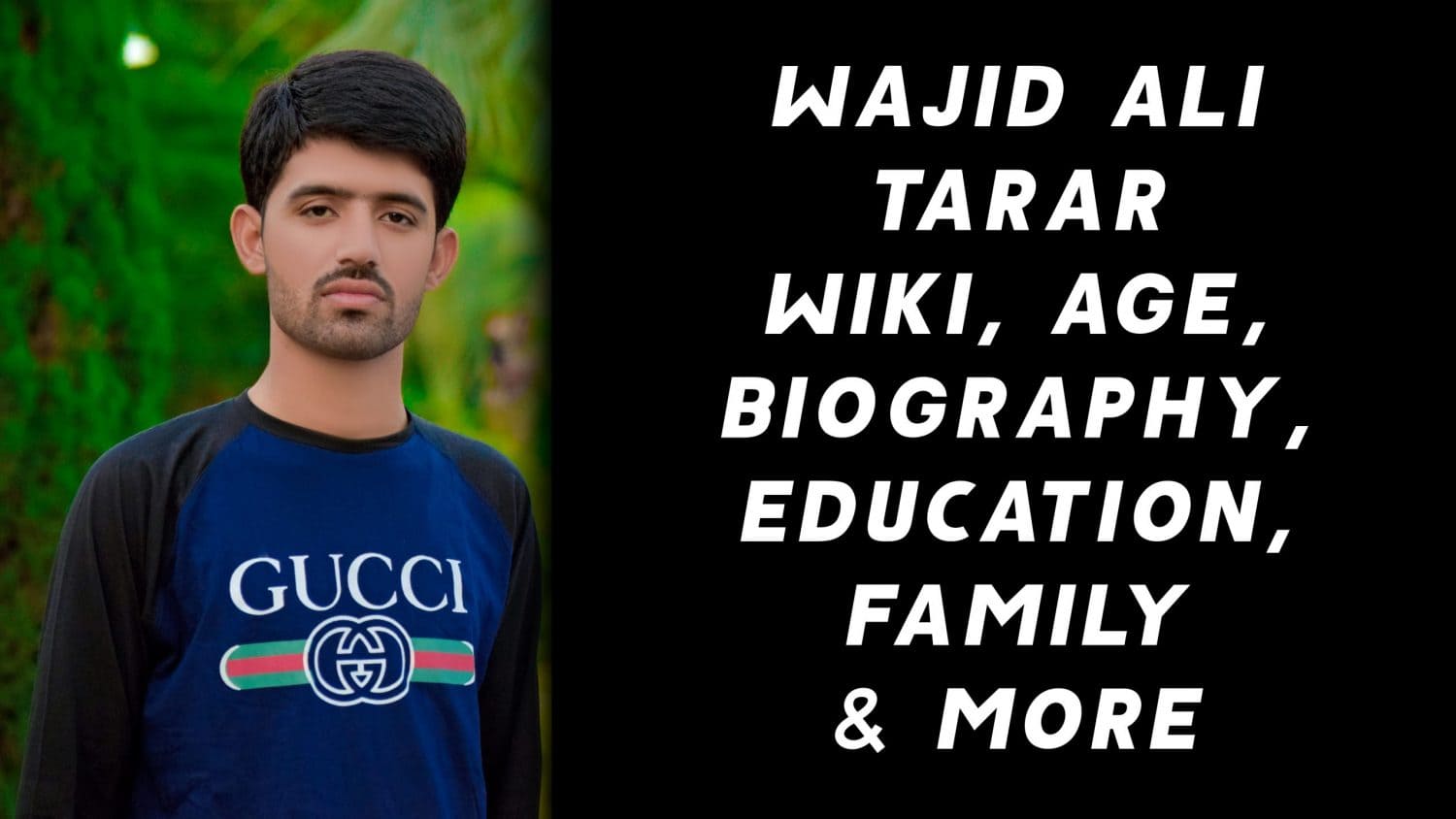 Wajid Ali Tarar Wiki, Age, Biography, Education, Family & More 1