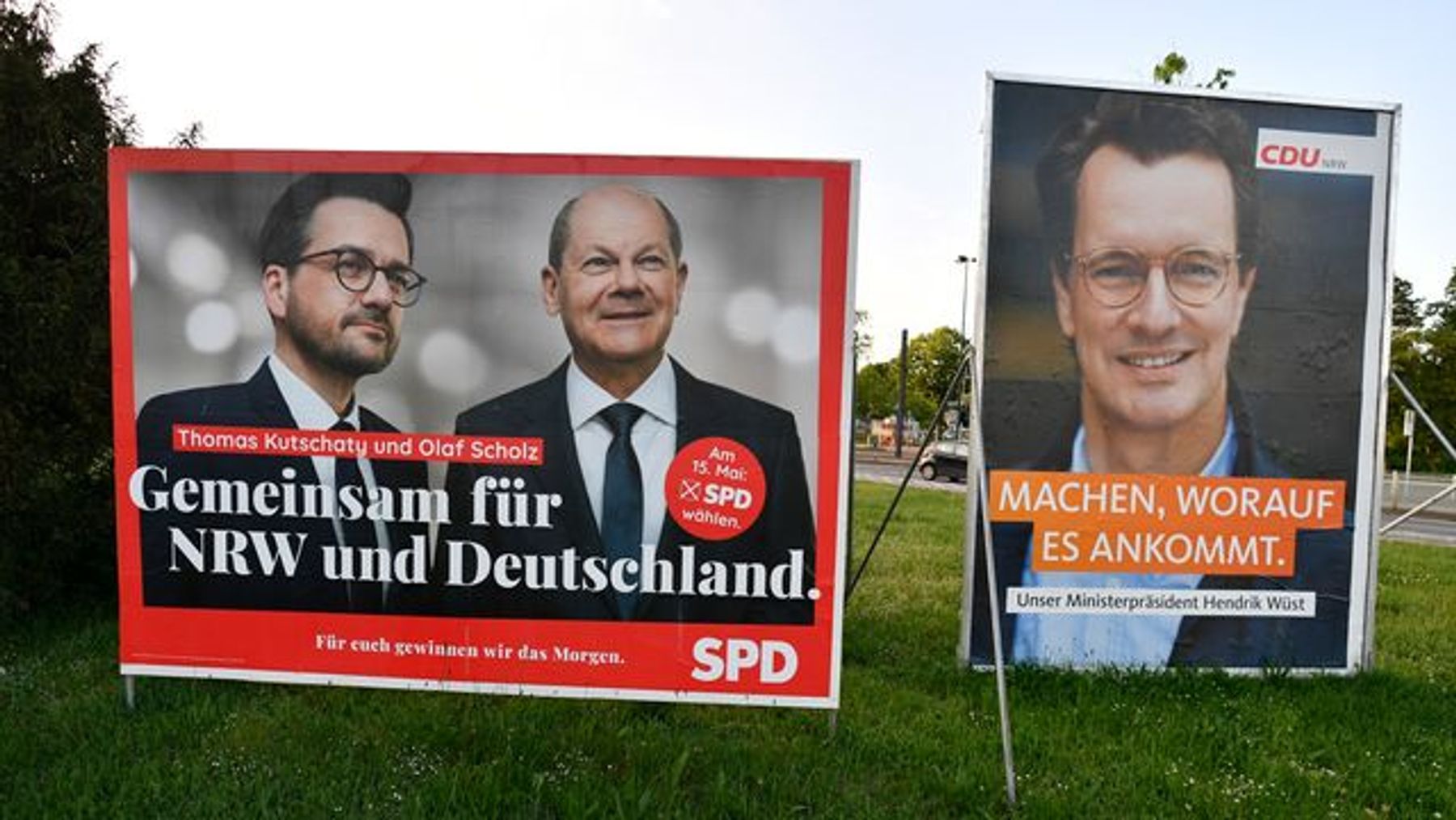 Knappes Rennen zwischen CDU und SPD erwartet