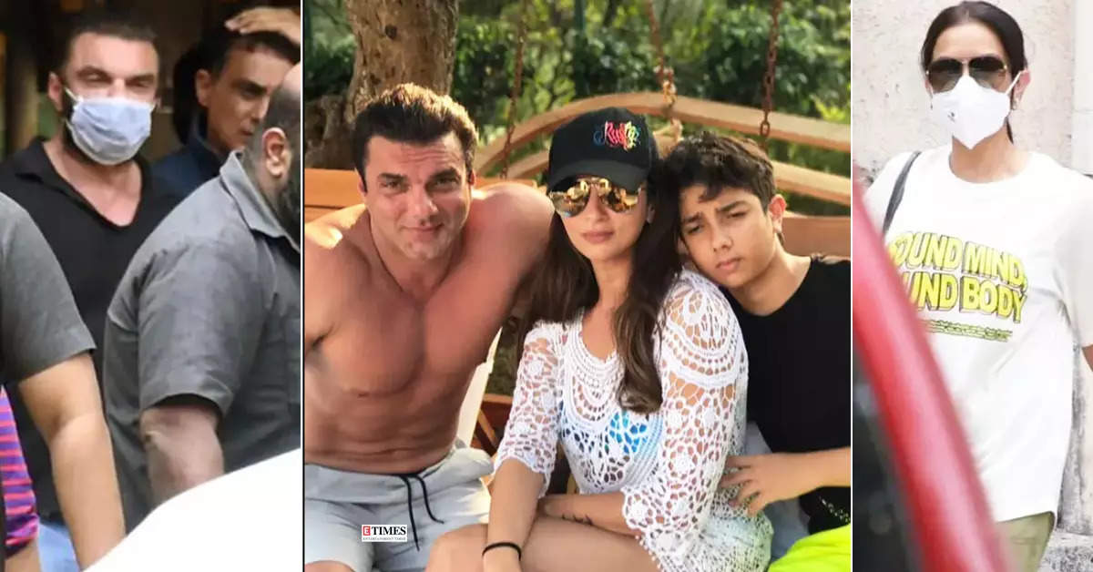 Pictures of Sohail Khan and Seema Khan from a family court go viral; couple file for divorce | Photogallery