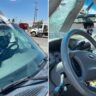 Utah driver avoids serious injury after metal object flies through windshield: ‘Like a giant ninja star’